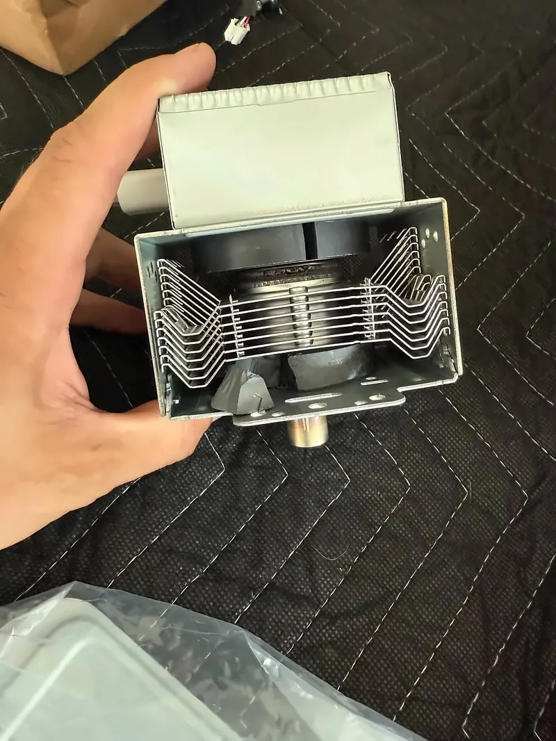 A new magnetron, the part that makes a microwave heat